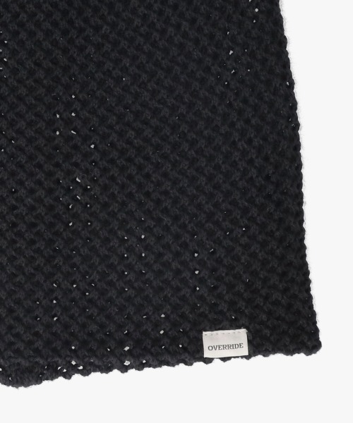 OVERRIDE（オーバーライド）の「OVERRIDE  OGC MESH BEANIE / オーバーライド（ニットキャップ/ビーニー・メンズ・ブラック/ブルー/レッド/ライトグリーン/ベージュ・57~59cm）」の8枚目の写真