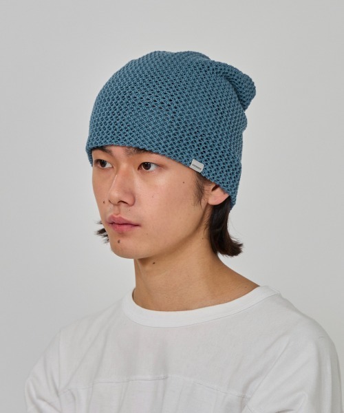OVERRIDE（オーバーライド）の「OVERRIDE  OGC MESH BEANIE / オーバーライド（ニットキャップ/ビーニー・メンズ・ブラック/ブルー/レッド/ライトグリーン/ベージュ・57~59cm）」の17枚目の写真