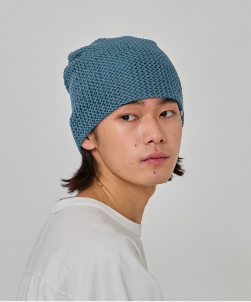 OVERRIDE（オーバーライド）の「OVERRIDE  OGC MESH BEANIE / オーバーライド（ニットキャップ/ビーニー・メンズ・ブラック/ブルー/レッド/ライトグリーン/ベージュ・57~59cm）」の19枚目の写真