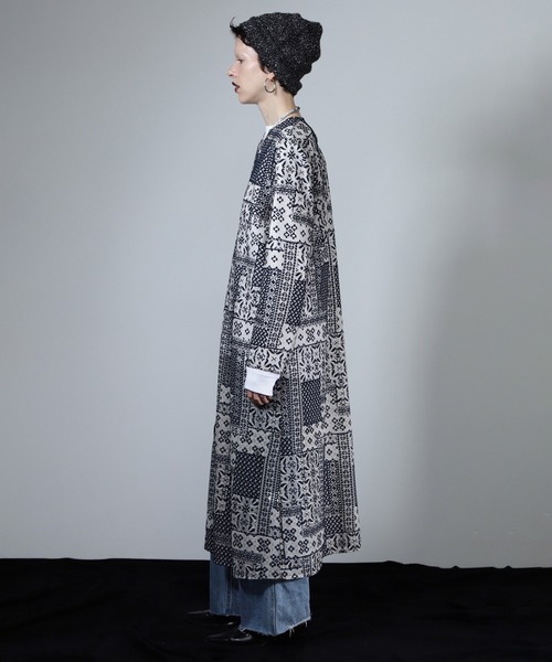 ROSE BUD(ローズバッド)の「パネルレースワンピース(ワンピース・レディース・ブルー/ホワイト・ONE SIZE)」の4枚目の写真