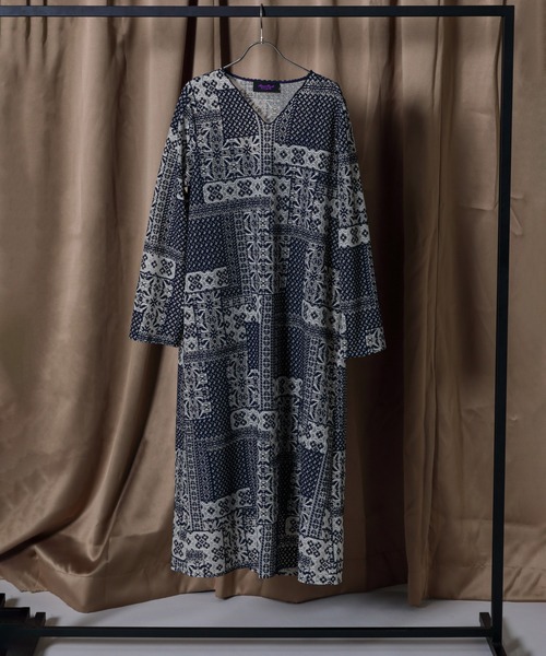 ROSE BUD(ローズバッド)の「パネルレースワンピース(ワンピース・レディース・ブルー/ホワイト・ONE SIZE)」の10枚目の写真