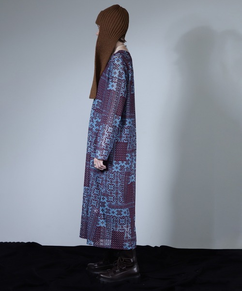 ROSE BUD(ローズバッド)の「パネルレースワンピース(ワンピース・レディース・ブルー/ホワイト・ONE SIZE)」の11枚目の写真