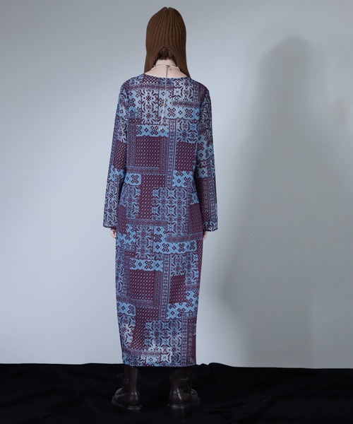 ROSE BUD(ローズバッド)の「パネルレースワンピース(ワンピース・レディース・ブルー/ホワイト・ONE SIZE)」の12枚目の写真