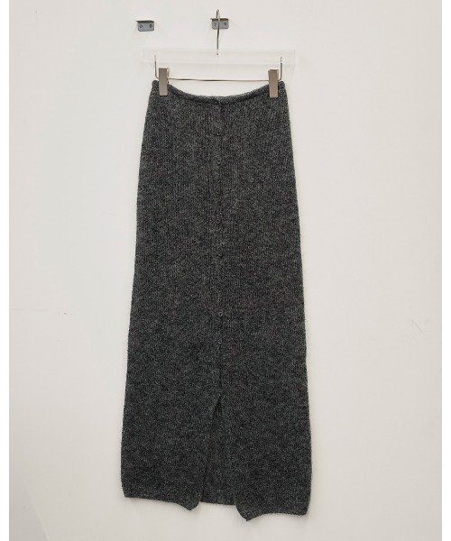 TODAYFUL（トゥデイフル）の「Woolmohair Wrap Skirt（スカート・レディース・キナリ/チャコールグレー・36inch/38inch）」の10枚目の写真