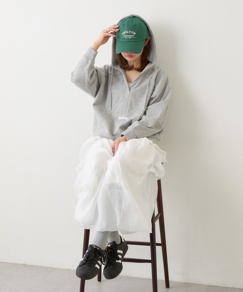 RAY CASSIN（レイカズン）の「CHILTON CAP　/　カジュアルキャップ（キャップ・レディース・ホワイト/グリーン/ピンク・FREE）」の8枚目の写真