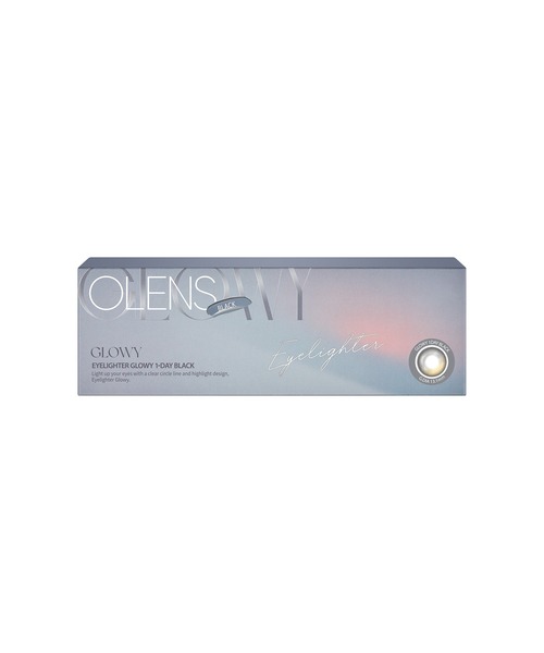 OLENS（オーレンズ）の「OLENS Glowy 1day ブラック（10枚入り）（コンタクトレンズ・カラコン・レディース・ブラック・-0.50/-6.50/-7.00/-7.50/-8.00/-3.25/-3.50/-3.75/-4.25/-4.50/-4.75/-1.00/-1.50/-2.00/-2.50/-2.75/-3.00/-6.00/-5.50/-5.00/-1.75/-1.25/±0.00/-2.25/-4.00/-10.00/-9.50/-9.00/-8.50）」の4枚目の写真