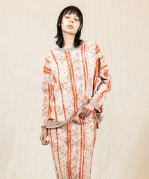 ジャガードニットプルオーバー