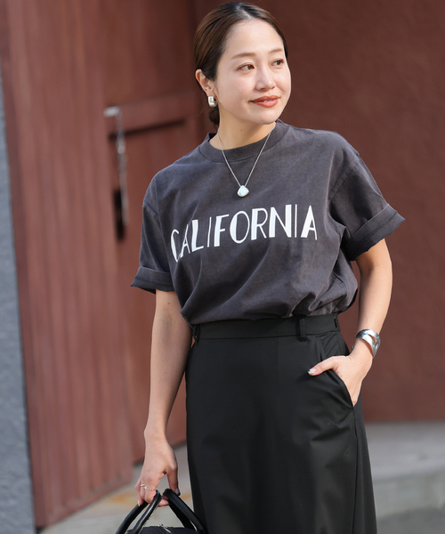 tシャツ 「別注」「HANDTEX」プリント Tシャツ レディース HANDTEX tシャツ 「別注」「HANDTEX」プリント Tシャツ