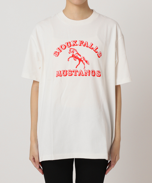 tシャツ 「別注」「HANDTEX」プリント Tシャツ レディース HANDTEX tシャツ 「別注」「HANDTEX」プリント Tシャツ
