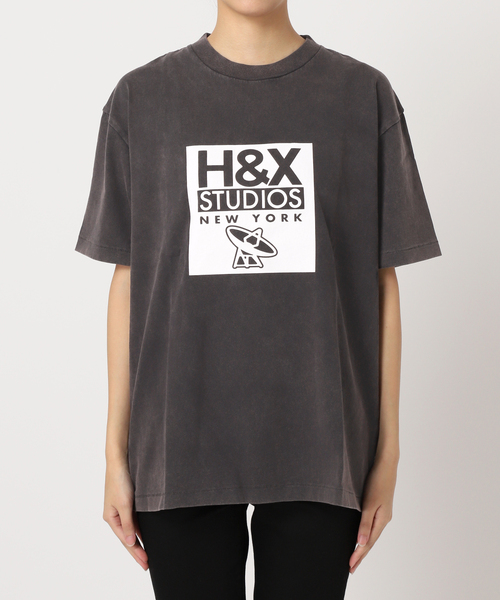 tシャツ 「別注」「HANDTEX」プリント Tシャツ レディース HANDTEX tシャツ 「別注」「HANDTEX」プリント Tシャツ