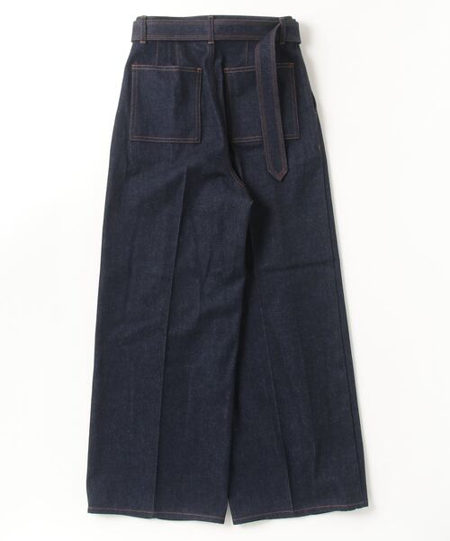 Mackintosh(マッキントッシュ)の「BELTED POLMOOD DENIM(デニムパンツ・レディース・ワンウォッシュ・6/8)」の2枚目の写真