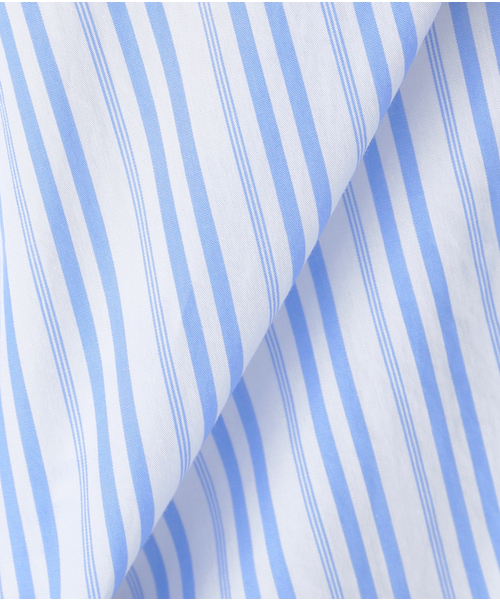 ROYAL NAVY（ロイヤルネイビー）の「【ROYAL NAVY/ロイヤルネイビー】  BANDCOLLAR SHIRTS STRAIPE：シャツ（シャツ/ブラウス・レディース・コバルトブルー/ブルー/サックスブルー・1）」の16枚目の写真