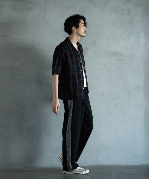 RATTLE TRAP(ラトルトラップ)の「オープンカラーオンブレーチェックシャツ(シャツ/ブラウス・メンズ・ホワイト系その他/ネイビー・M/L/LL)」の13枚目の写真
