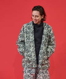 SAWINTO(\Cg)JAWANDI ]SNAP BUTTON HOODIE JACKET BATIK(̑AE^[)