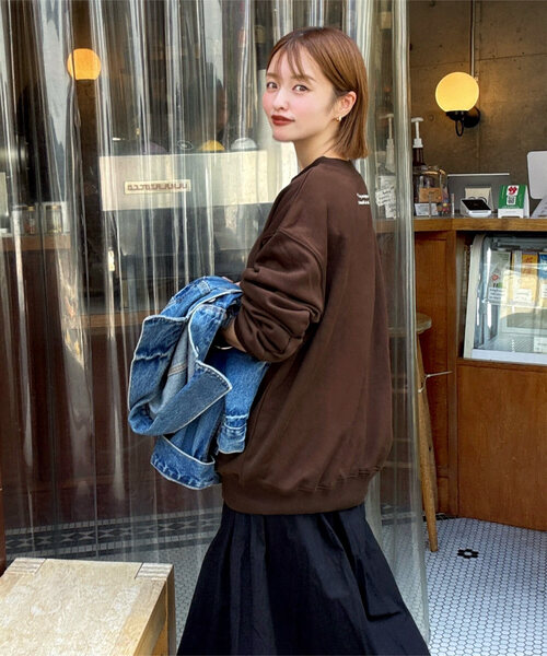 yuri.さんコラボ ]刺繍入りスウェットトップス（スウェット）｜KOBE