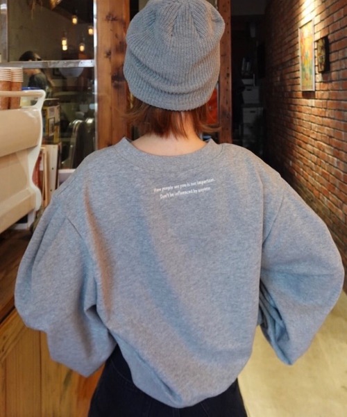 yuri.さんコラボ ]刺繍入りスウェットトップス（スウェット）｜KOBE