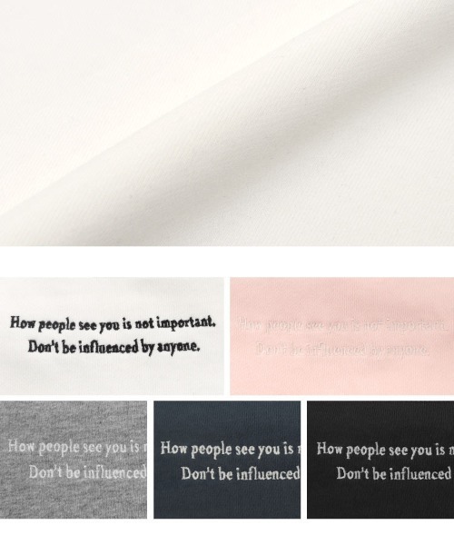 KOBE LETTUCE（コウベレタス）の「[ yuri.さんコラボ ]刺繍入りスウェットトップス（スウェット・レディース・ホワイト系/グレー/グレー系/ブラック/ホワイト/ピンク/ネイビー/ブラウン系/ブラウン/オートミール・M1/M）」の17枚目の写真