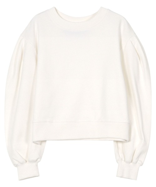 KOBE LETTUCE（コウベレタス）の「[ yuri.さんコラボ ]刺繍入りスウェットトップス（スウェット・レディース・ホワイト系/グレー/グレー系/ブラック/ホワイト/ピンク/ネイビー/ブラウン系/ブラウン/オートミール・M1/M）」の16枚目の写真