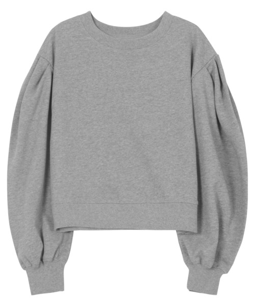 KOBE LETTUCE（コウベレタス）の「[ yuri.さんコラボ ]刺繍入りスウェットトップス（スウェット・レディース・ホワイト系/グレー/グレー系/ブラック/ホワイト/ピンク/ネイビー/ブラウン系/ブラウン/オートミール・M1/M）」の14枚目の写真