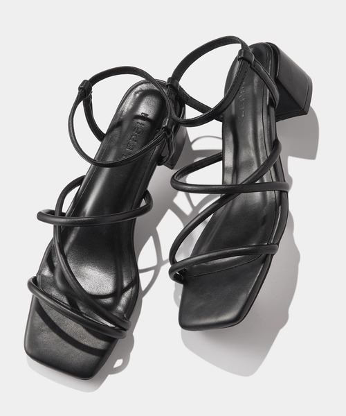 LEPSIM（レプシィム）の「チューブストラップサンダル　323225（サンダル・レディース・ブラック/オレンジ・MEDIUM/LARGE）」の2枚目の写真