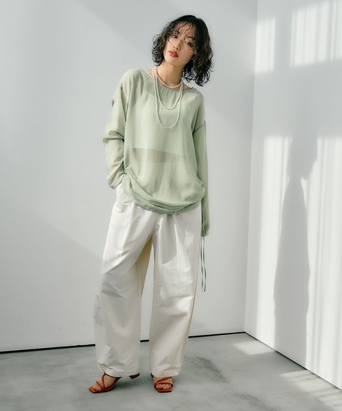 LEPSIM（レプシィム）の「チューブストラップサンダル　323225（サンダル・レディース・ブラック/オレンジ・MEDIUM/LARGE）」の7枚目の写真