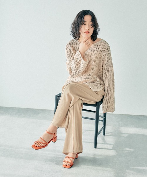 LEPSIM（レプシィム）の「チューブストラップサンダル　323225（サンダル・レディース・ブラック/オレンジ・MEDIUM/LARGE）」の10枚目の写真