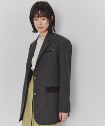 【残りわずか!】レザーフラップシングルジャケット|オケージョン/ウォッシャブル/防シワ/春服