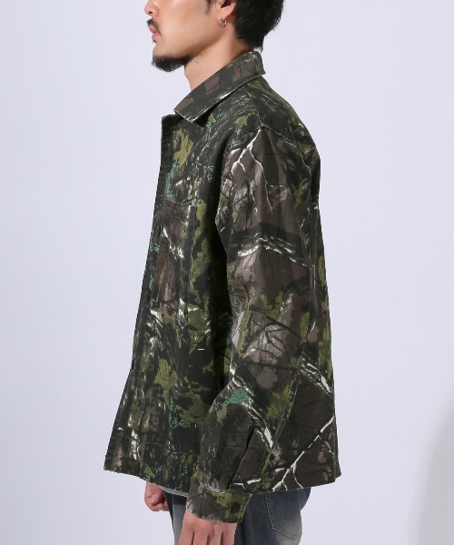 EMOBROTHER 迷彩デニムジャケットS EMOBROTHER 迷彩デニムジャケットS