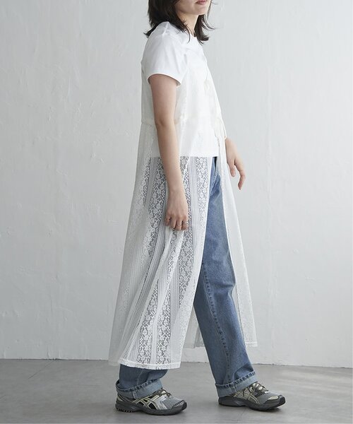 VENCEEXCHANGE(ヴァンスエクスチェンジ)の「レースキャミワンピース(ワンピース・レディース・ベージュ/ブラック/オフホワイト・FREE)」の21枚目の写真