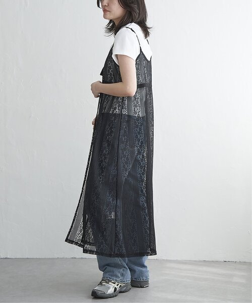 【新品・タグつき】Vera Wang   レースキャミソール/ワンピース レースストラップロングキャミワンピース | ファッション通販