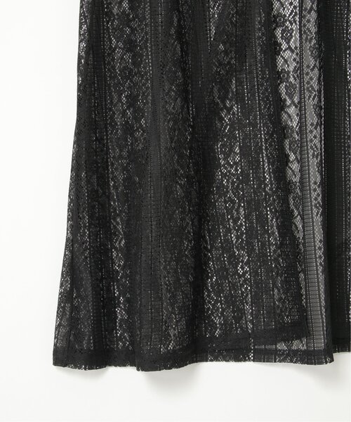 VENCEEXCHANGE(ヴァンスエクスチェンジ)の「レースキャミワンピース(ワンピース・レディース・ベージュ/ブラック/オフホワイト・FREE)」の9枚目の写真