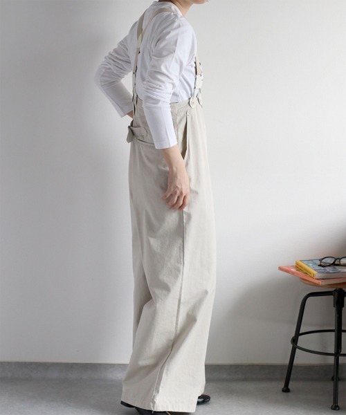 cepo(セポ)の「サスペンダーツイルワイドパンツ〈低身長 / 高身長サイズあり〉(その他パンツ・レディース・ベージュ/オフホワイト/ブラック/ブラウン/キャメル・L/M/S)」の17枚目の写真