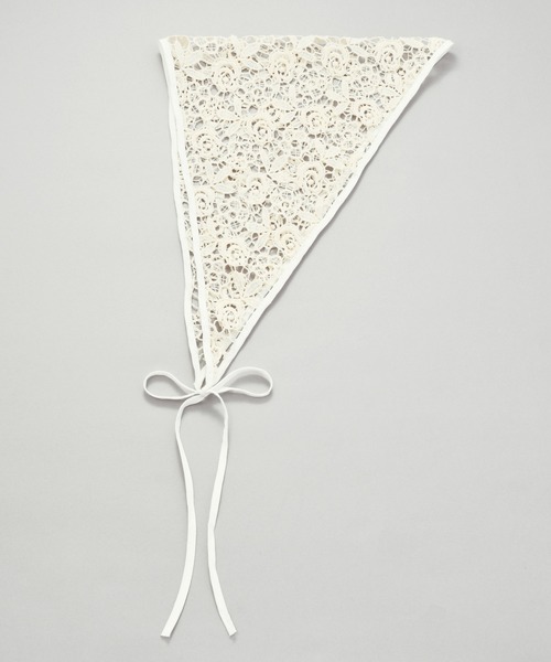 GOLDY（ゴールディ）の「ローズ エンブロイダリー バブーシュカ（その他ヘアアクセサリー・レディース・アイボリー/ブラック・FREE）」の5枚目の写真