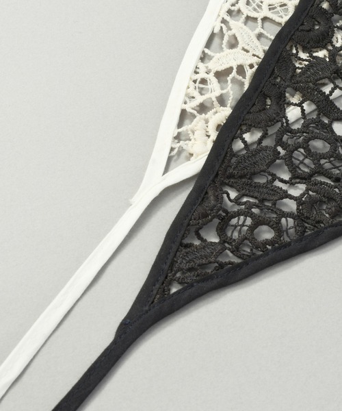 GOLDY（ゴールディ）の「ローズ エンブロイダリー バブーシュカ（その他ヘアアクセサリー・レディース・アイボリー/ブラック・FREE）」の13枚目の写真