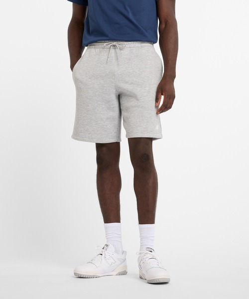 NEW BALANCE(ニューバランス)の「Sport スウェットショーツ9インチ裏起毛(その他パンツ・メンズ・ブラック/ライトグレー・LARGE/MEDIUM/SMALL/XX-LARGE/X-LARGE)」の1枚目の写真
