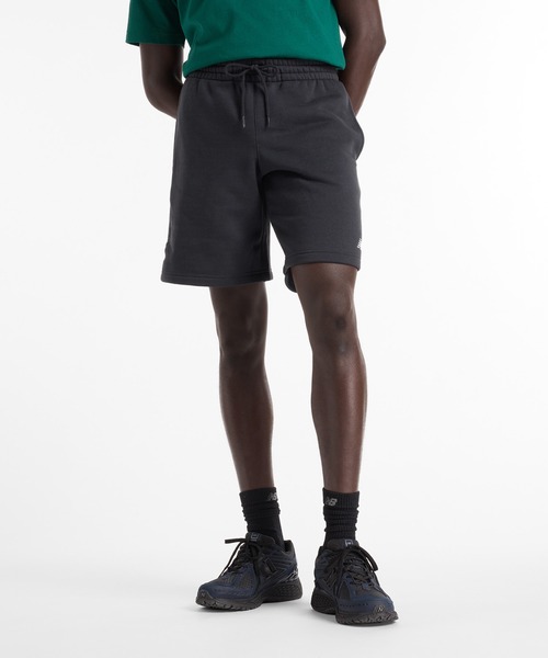 NEW BALANCE(ニューバランス)の「Sport スウェットショーツ9インチ裏起毛(その他パンツ・メンズ・ブラック/ライトグレー・LARGE/MEDIUM/SMALL/XX-LARGE/X-LARGE)」の2枚目の写真