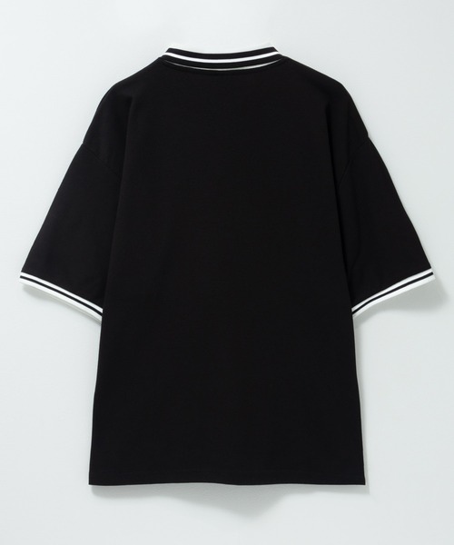 Red Cap Girl(レッドキャプガール)の「RED CAP GIRL T/C鹿の子切替ポロシャツ(ポロシャツ・メンズ・ネイビー/ブラック/ホワイト・M/L)」の6枚目の写真
