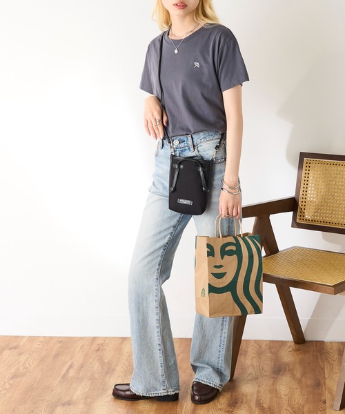 Arnie Arnold Palmer(アーニーアーノルドパーマー)の「【Arnie Arnold Palmer】8051573 天竺ワンポイントTシャツ(Tシャツ/カットソー・レディース・チャコールグレー/オートミール/ネイビー・M/L)」の11枚目の写真