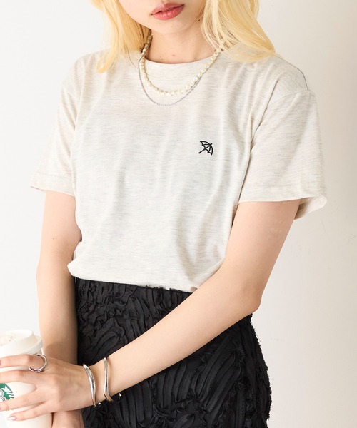 Arnie Arnold Palmer(アーニーアーノルドパーマー)の「【Arnie Arnold Palmer】8051573 天竺ワンポイントTシャツ(Tシャツ/カットソー・レディース・チャコールグレー/オートミール/ネイビー・M/L)」の20枚目の写真