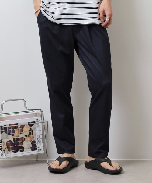 URBAN SQUARE(アーバンスクエア)の「URBAN SQUARE デニムライク イージーパンツ(その他パンツ・メンズ・グレー/ベージュ/ネイビー/ブラック・LL/L/M)」の1枚目の写真