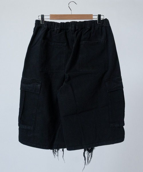 JOHN'S CLOSET（ジョンズクローゼット）の「【13】クラッシュカーゴショーツ（カーゴパンツ・メンズ・ブラック/グレー・LARGE/MEDIUM）」の22枚目の写真