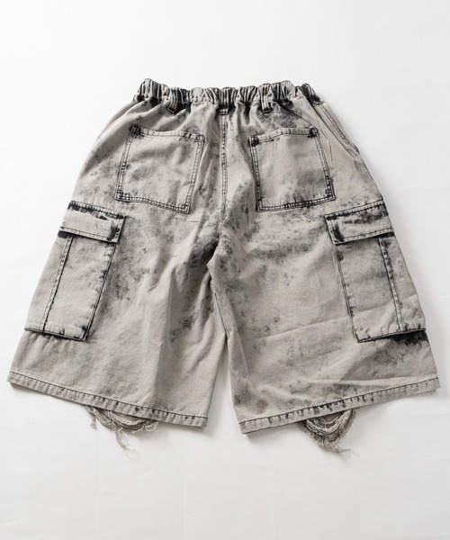 JOHN'S CLOSET(ジョンズクローゼット)の「【31】クラッシュカーゴショーツ(カーゴパンツ・メンズ・ブラック/グレー/グレー系1/ブラック系1・LARGE/MEDIUM)」の10枚目の写真