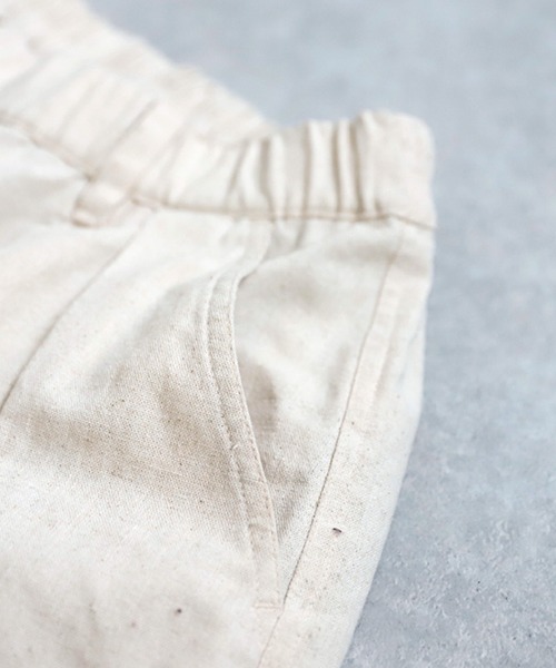 antiqua（アンティカ）の「リネンサーカスパンツ（その他パンツ・レディース・ネイビー/チャコールグレー/ナチュラル/ブラック/オレンジ・ONESIZE）」の19枚目の写真