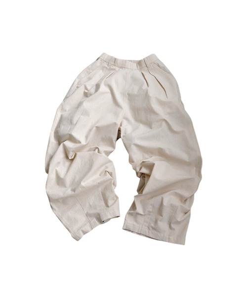 antiqua（アンティカ）の「リネンサーカスパンツ（その他パンツ・レディース・ネイビー/チャコールグレー/ナチュラル/ブラック/オレンジ・ONESIZE）」の15枚目の写真