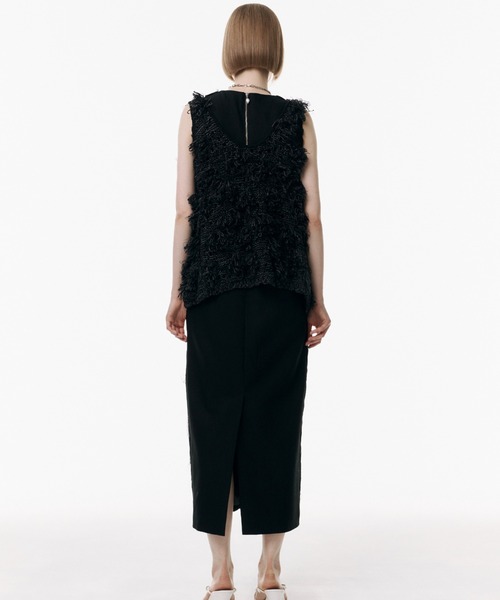 JOSE MOON フリンジニット セール】FRINGE KNIT PULLOVER/フリンジニットプルオーバー