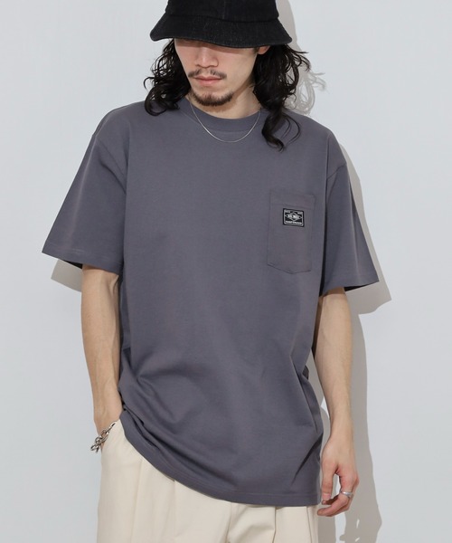 BIG MIKE(ビッグマイク)の「BIGMIKE Sunglasses Pocket Tee サングラスポケット ワイド半袖Tシャツ(Tシャツ/カットソー・メンズ・チャコール/ホワイト/グリーン/ブラック/インディゴブルー・L/M/XL)」の18枚目の写真