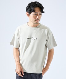 ABAHOUSE GRAY | 【AMOUR】ベアポンチ ロゴ 半袖Tシャツ(Tシャツ/カットソー)