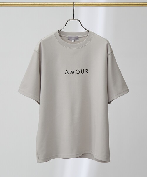 ABAHOUSE GRAY（アバハウスグレイ）の「【AMOUR】ベアポンチ ロゴ 半袖Tシャツ（Tシャツ/カットソー・メンズ・ホワイト/ブラック/グレー/グレイッシュベージュ・46/48）」の13枚目の写真