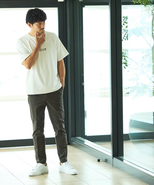 ABAHOUSE GRAY（アバハウスグレイ）の「【AMOUR】ベアポンチ ロゴ 半袖Tシャツ（Tシャツ/カットソー・メンズ・ホワイト/ブラック/グレー/グレイッシュベージュ・46/48）」の19枚目の写真