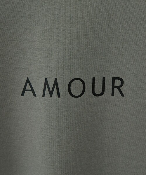 ABAHOUSE GRAY（アバハウスグレイ）の「【AMOUR】ベアポンチ ロゴ 半袖Tシャツ（Tシャツ/カットソー・メンズ・ホワイト/ブラック/グレー/グレイッシュベージュ・46/48）」の21枚目の写真